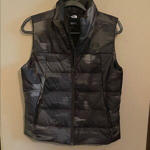 The North Face Charcoal Puffer Vest